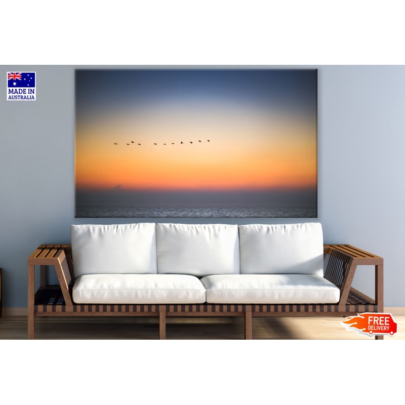 Bird Flying at Sunset Photograph Print 100% Australian Made