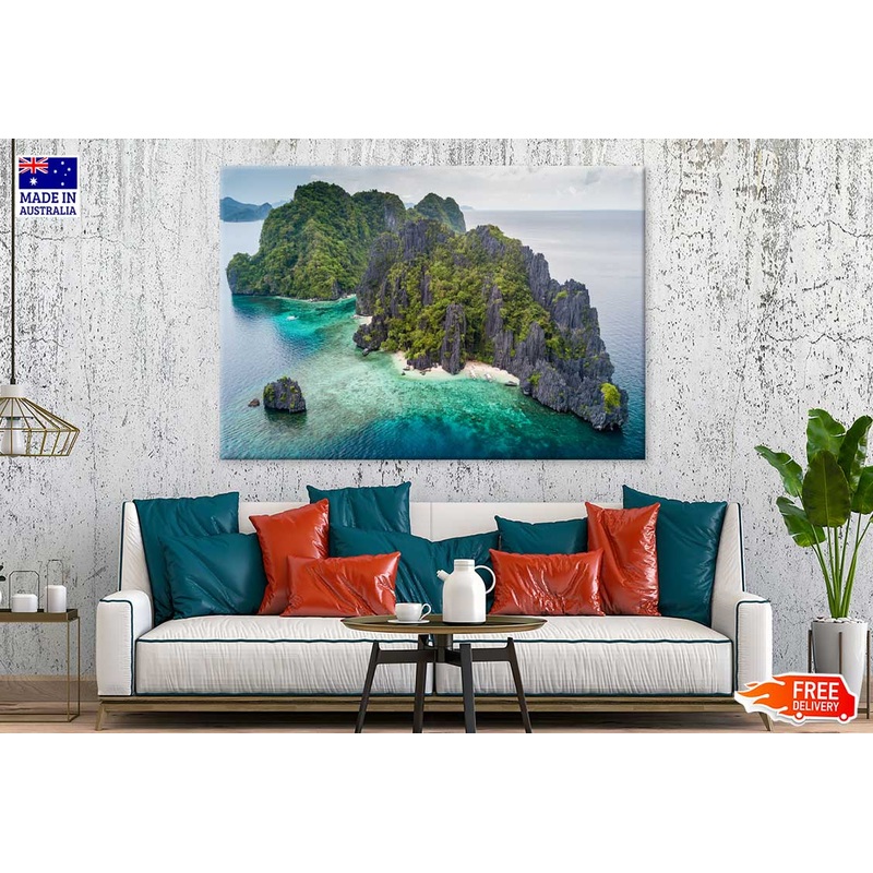 Aerial View of Shimizu Island Photograph Print 100% Australian Made