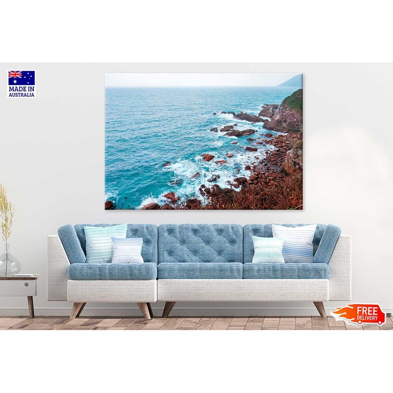 Beach Shenzhen Shore & Blue Sky Photograph Print 100% Australian Made