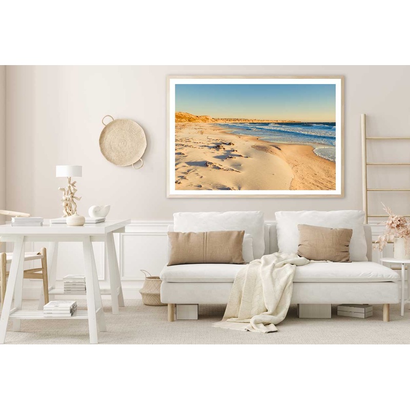 Blanche Point Beach at Sunset Photograph Home Decor Premium Quality Poster Print Choose Your Sizes