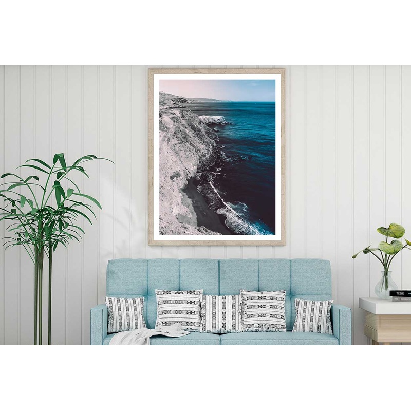 Roche Side Sea Blue Sky Scenery Photograph Home Decor Premium Quality Poster Print Choose Your Sizes