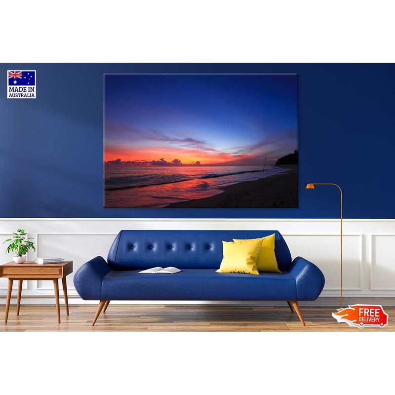 Sunrise on Sea Scenery Photograph Print 100% Australian Made