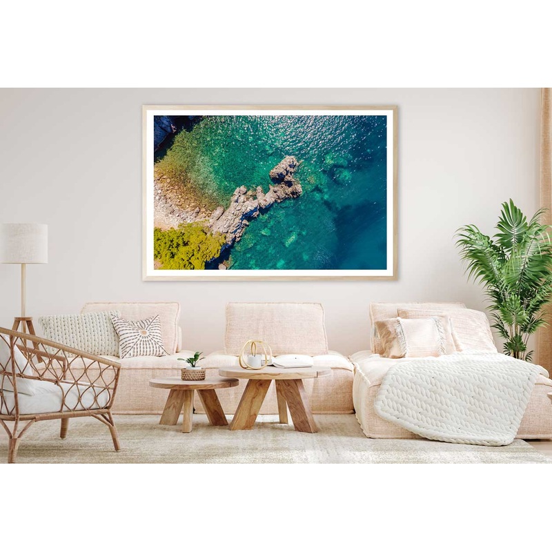 Adriatic Coast of Montenegro View Photograph Home Decor Premium Quality Poster Print Choose Your Sizes