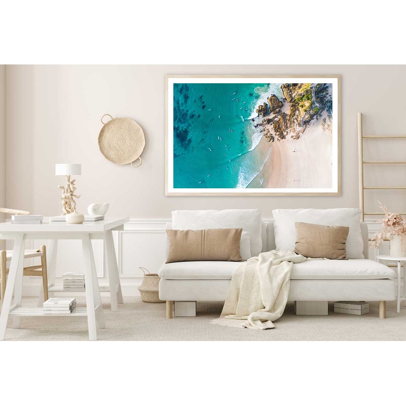 Aerial Noosa Byron Gold Coast View Photograph Home Decor Premium Quality Poster Print Choose Your Sizes
