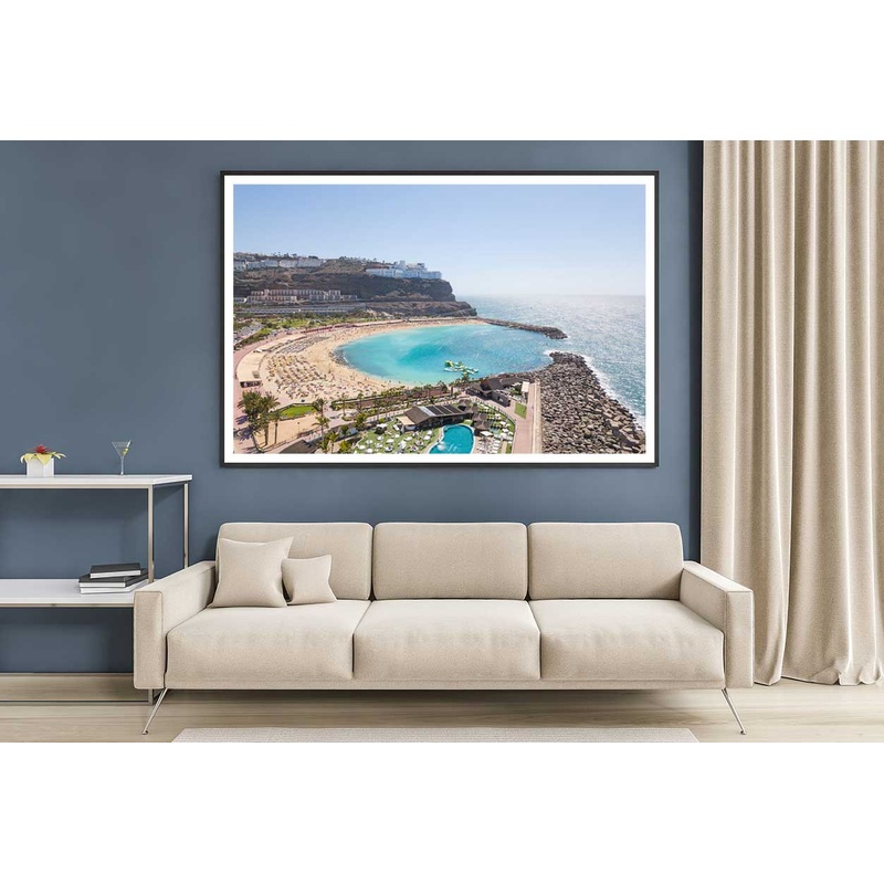 Aerial View of Amadores Beach Photograph Home Decor Premium Quality Poster Print Choose Your Sizes