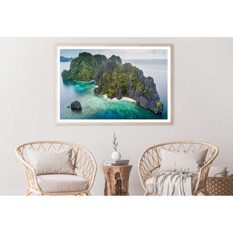 Aerial View Shimizu Island View Photograph Home Decor Premium Quality Poster Print Choose Your Sizes