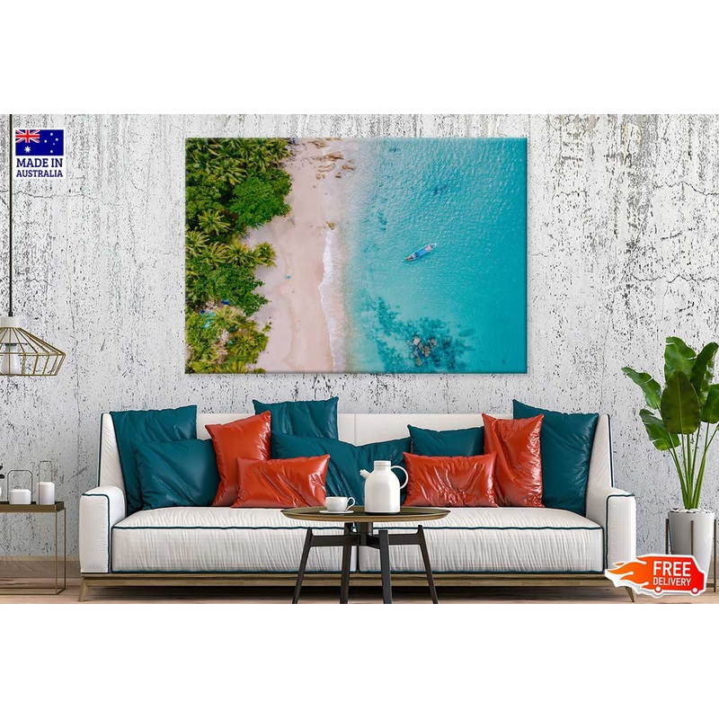 Banana Beach Aerial View Phuket Print 100% Australian Made