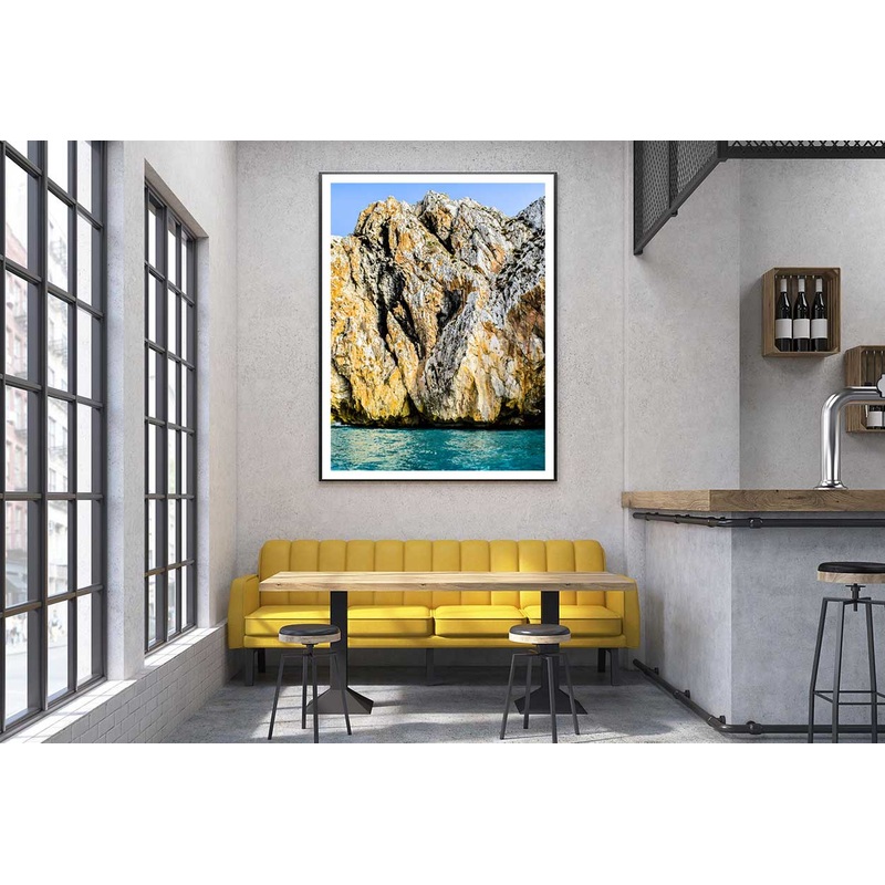 View of Jebeha Ocean Photograph in Morocco Home Decor Premium Quality Poster Print Choose Your Sizes