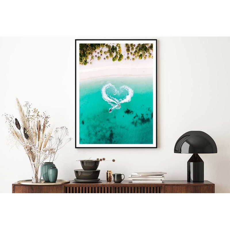 Zanzibar Island Beach Aerial View Photograph Home Decor Premium Quality Poster Print Choose Your Sizes