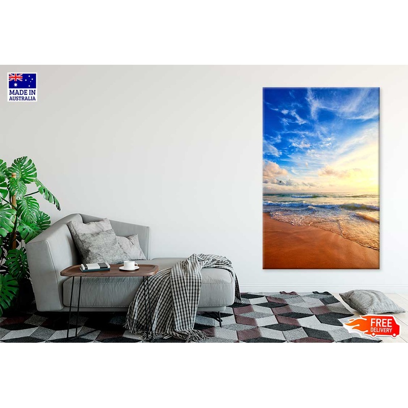 Sunflare over Tropical Beach in Thailand Print 100% Australian Made
