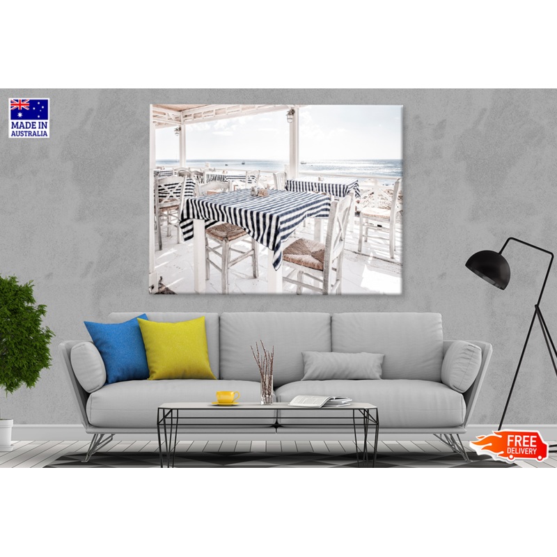 View Over Traditional Greek View Print 100% Australian Made