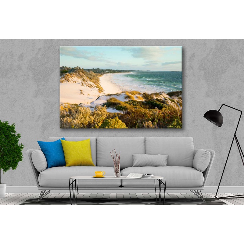 Bella Home Australia Beach Sand Dunes View Print Canvas Ready to hang