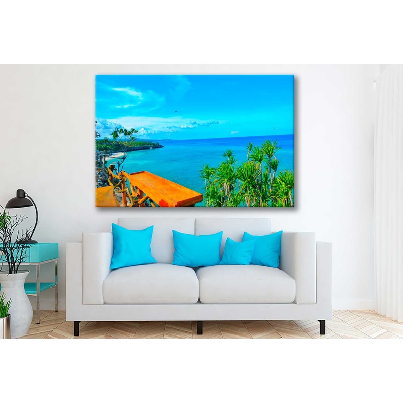 Bella Home Beach View in Bulukumba Indonesia Print Canvas Ready to hang