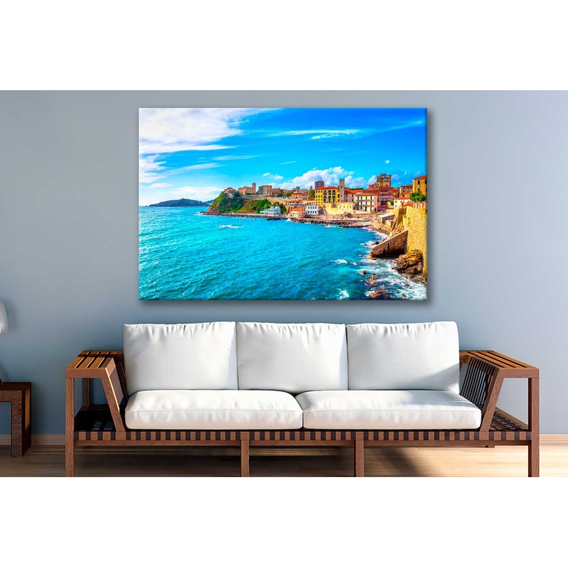 Bella Home Seafront Maremma Tuscany Italy Print Canvas Ready to hang