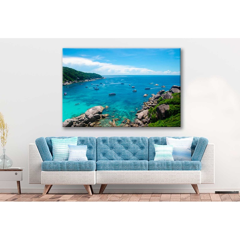 Bella Home Similan Tropical Island Thailand Print Canvas Ready to hang