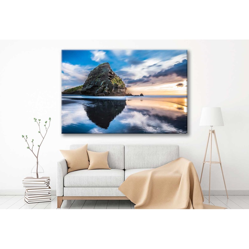 Bella Home Taitomo Island Reflecting on Water Print Canvas Ready to hang