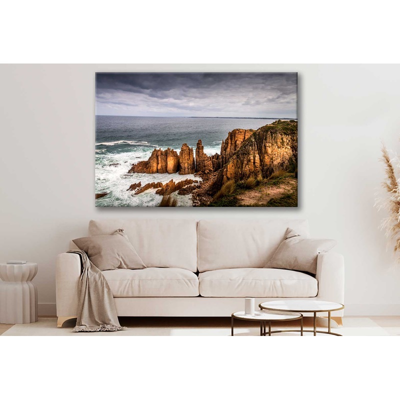Bella Home The Pinnacles Cape Woolamai Print Canvas Ready to hang