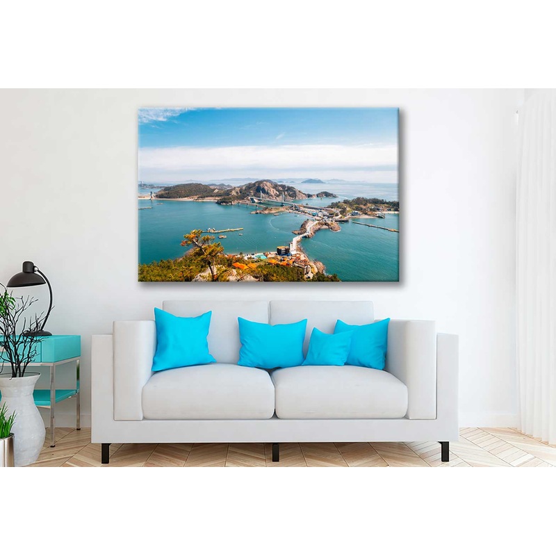 Bella Home Gogunsan Island View & Sky Print Canvas Ready to hang