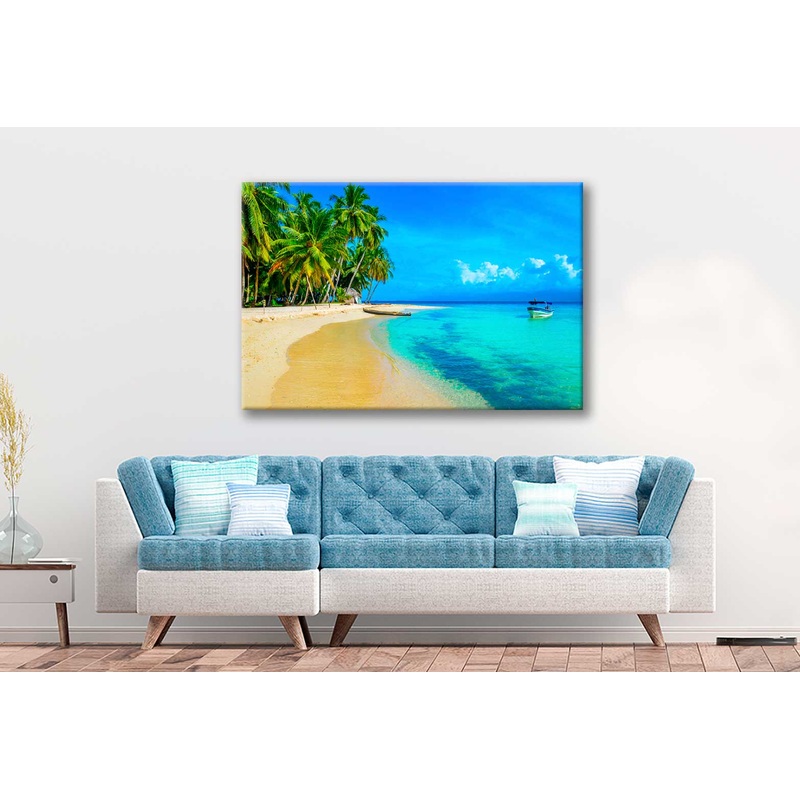 Bella Home Paradise Tropical Island in Panama Print Canvas Ready to hang