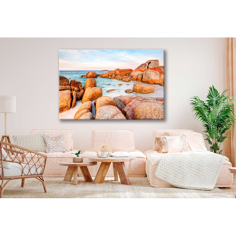 Bella Home The Giant Granite Rock Boulders Print Canvas Ready to hang