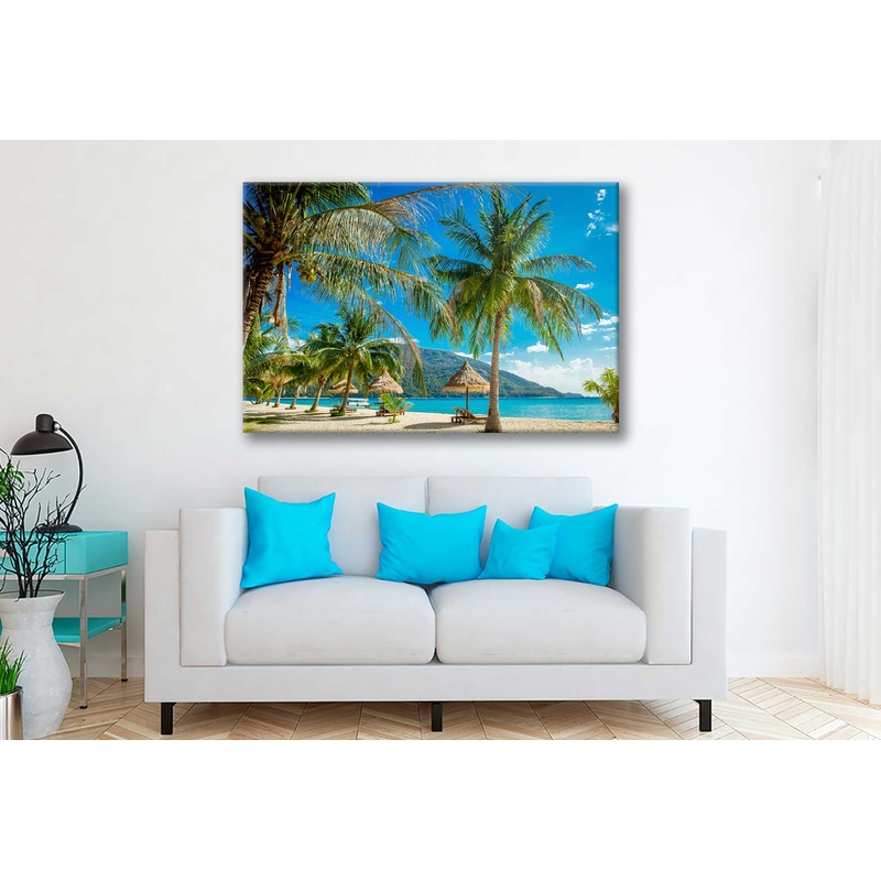 Bella Home Tropical Island Beach Thailand Print Canvas Ready to hang