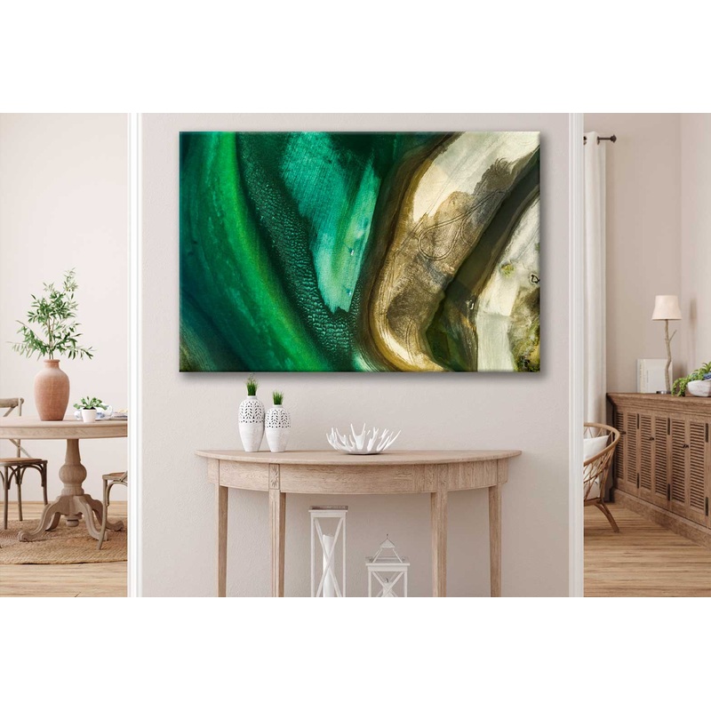 Bella Home Waiwera Beach in Auckland Aerial Print Canvas Ready to hang