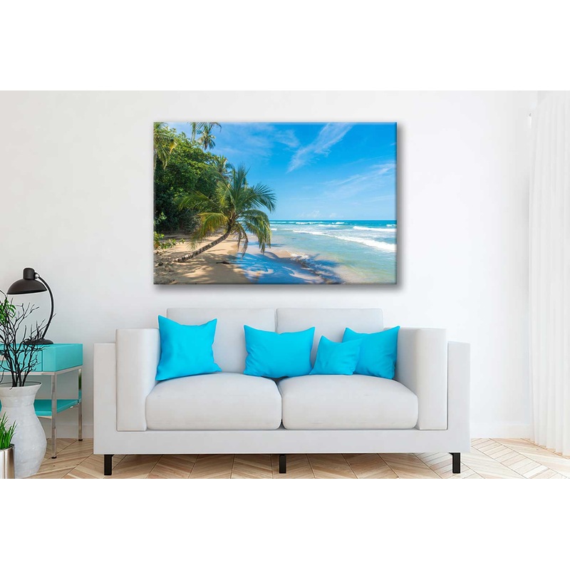 Bella Home Wild Beach Close To Costa Rica Print Canvas Ready to hang