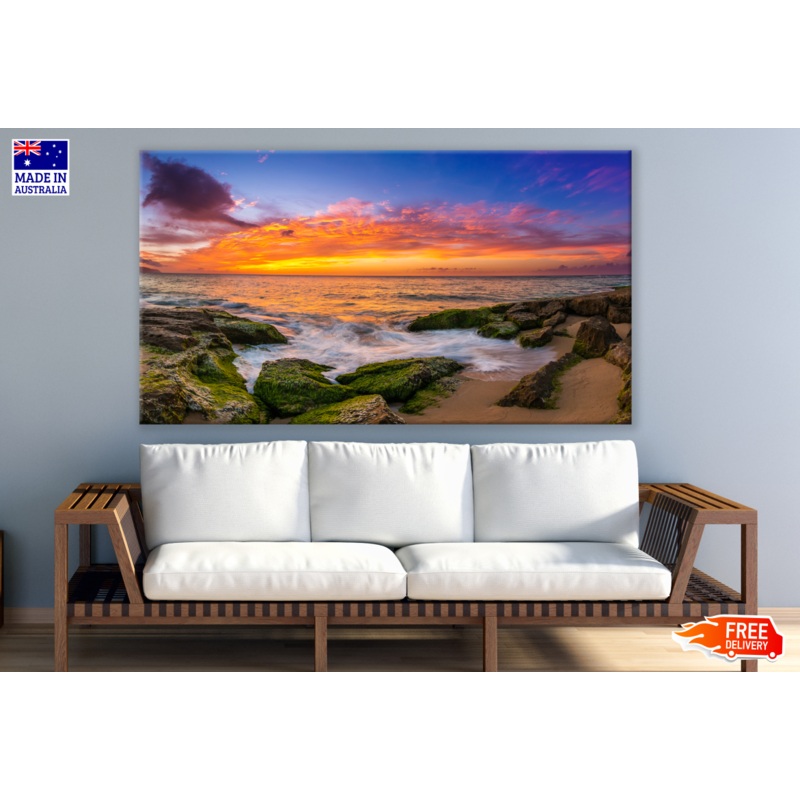 Beach Sunset Photograph Print 100% Australian Made