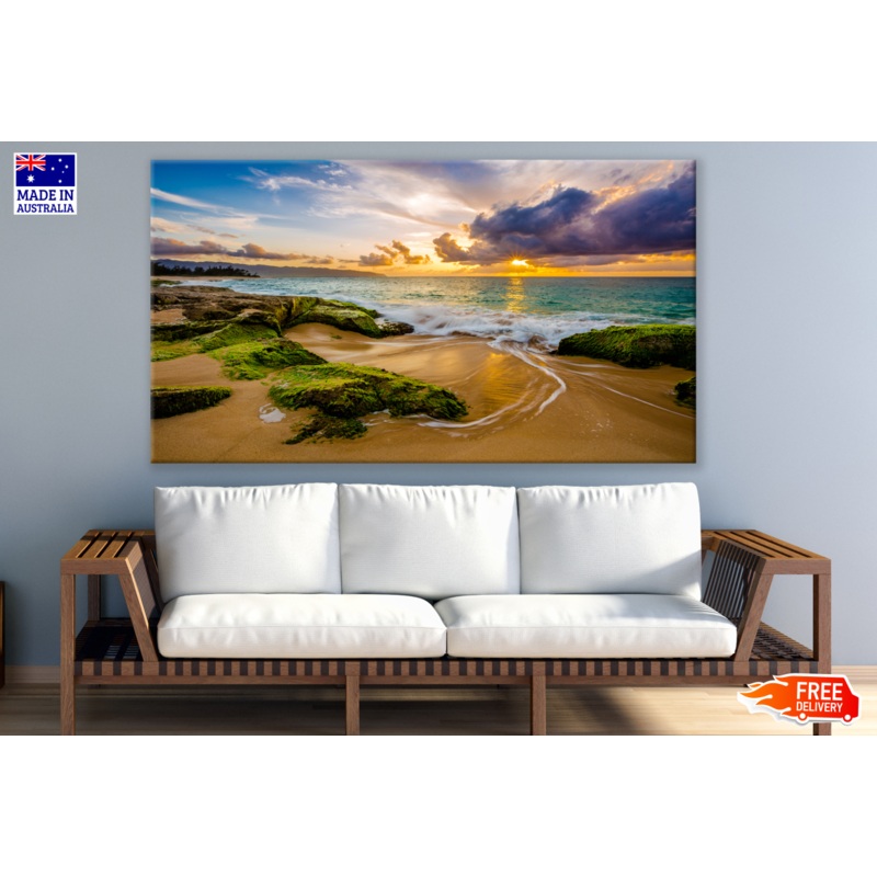 Beach Sunset View Photograph Print 100% Australian Made