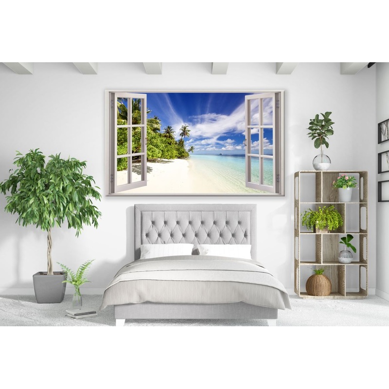 Beach View Window Photograph Print 100% Australian Made
