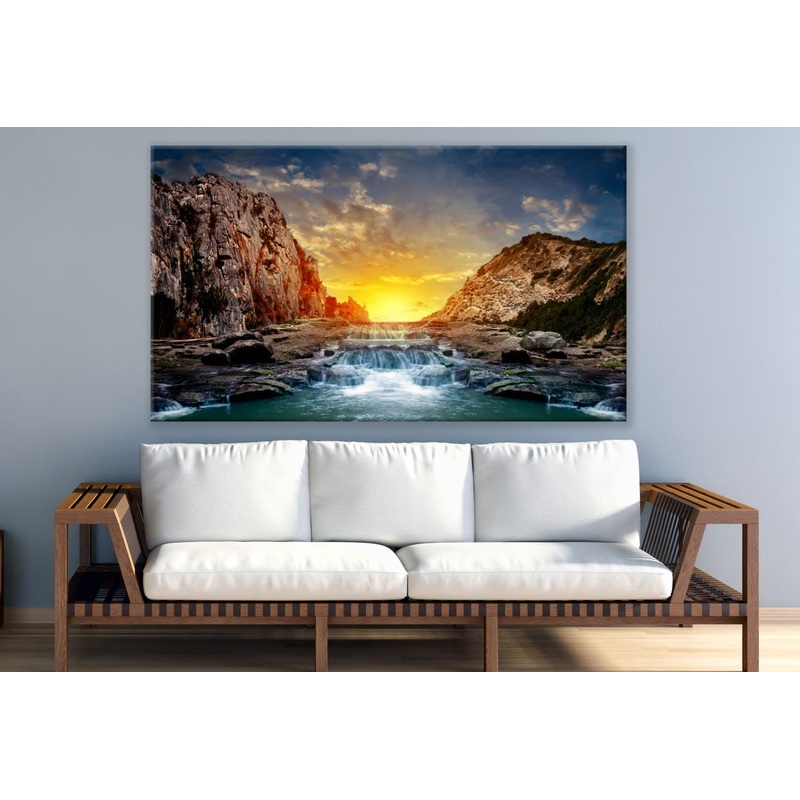 Stunning Waterstream Sunset View Print 100% Australian Made