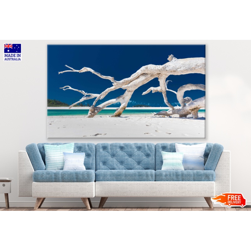 Tree On Sea Shoe Print 100% Australian Made