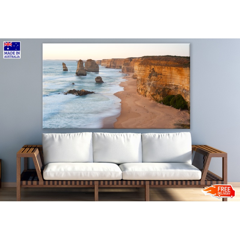 Beach & Cliff Photograph Print 100% Australian Made