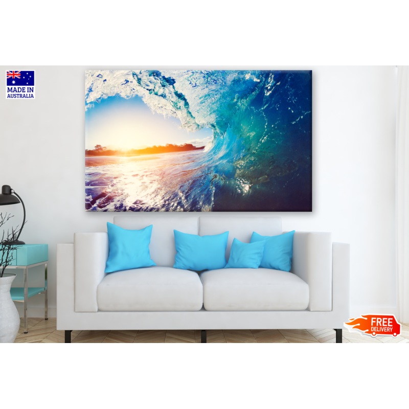 Beach Wave Crashing Photograph Print 100% Australian Made