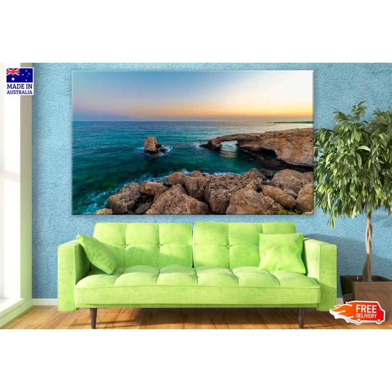 Beach With Huge Rocks Photograph Print 100% Australian Made