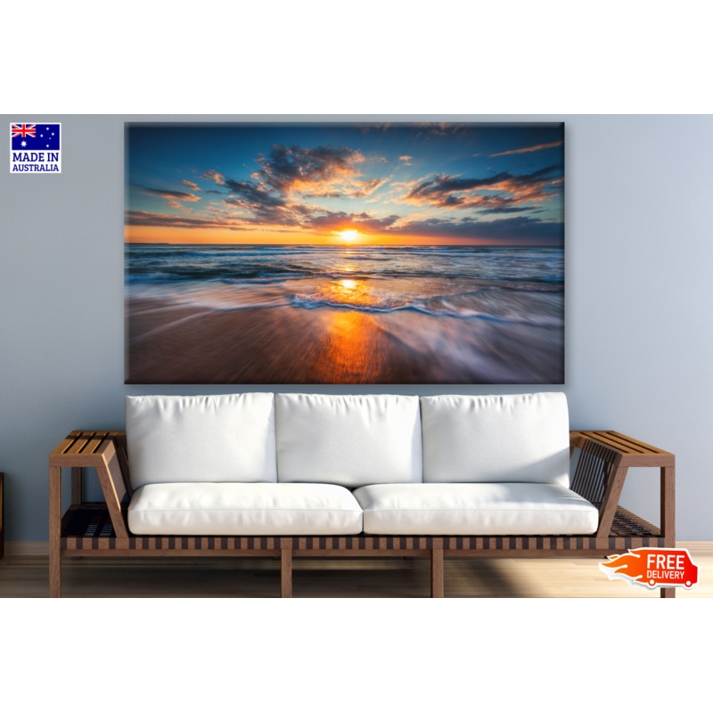 Sunrise Over the Sea Photograph Print 100% Australian Made