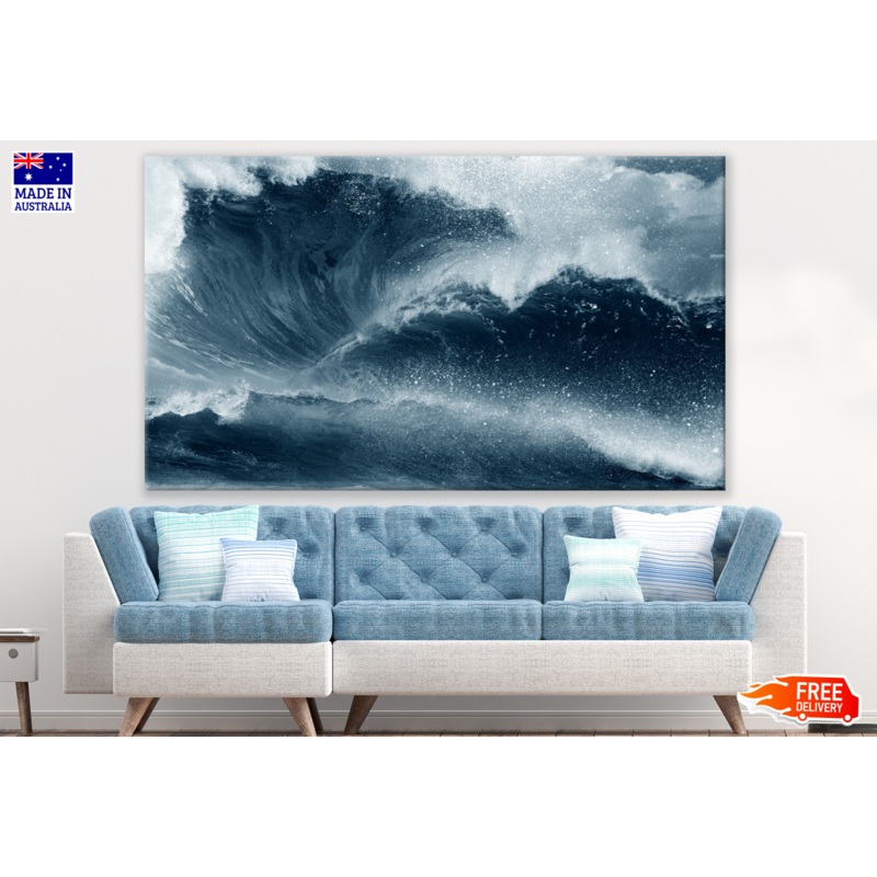 Wave Crashing Beach Photograph Print 100% Australian Made