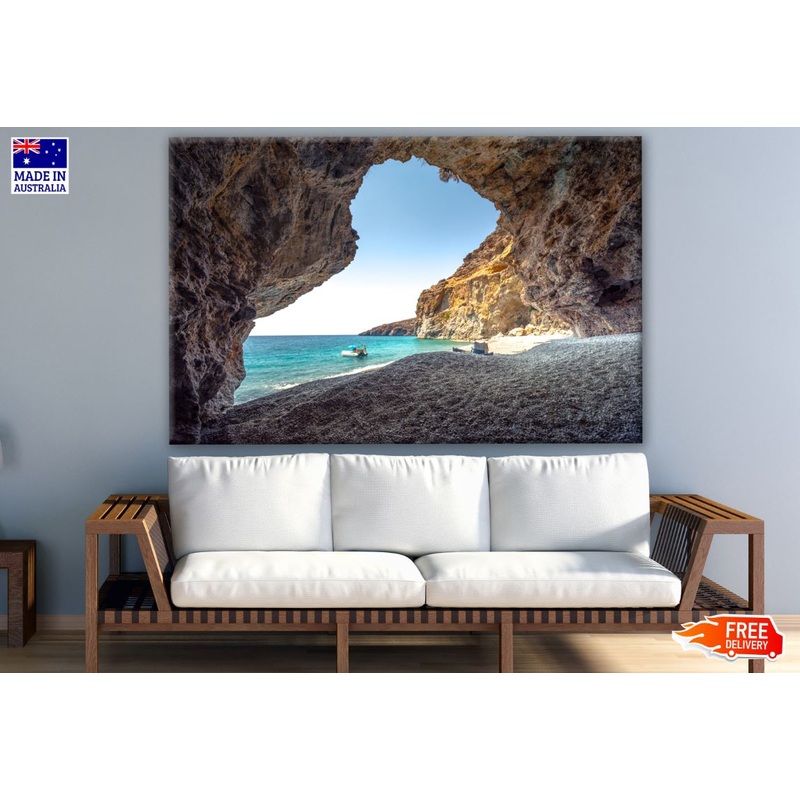 Amazing Beach Cave Print 100% Australian Made