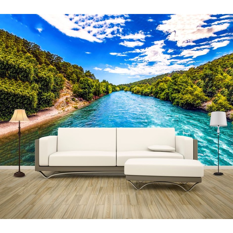Wallpaper Murals Peel and Stick Removable Stunning Water Stream High Quality