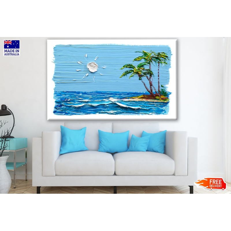 Beach Painting Print 100% Australian Made