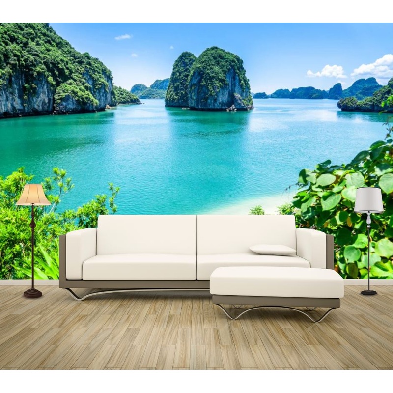 Wallpaper Murals Peel and Stick Removable Beach & Rocks High Quality