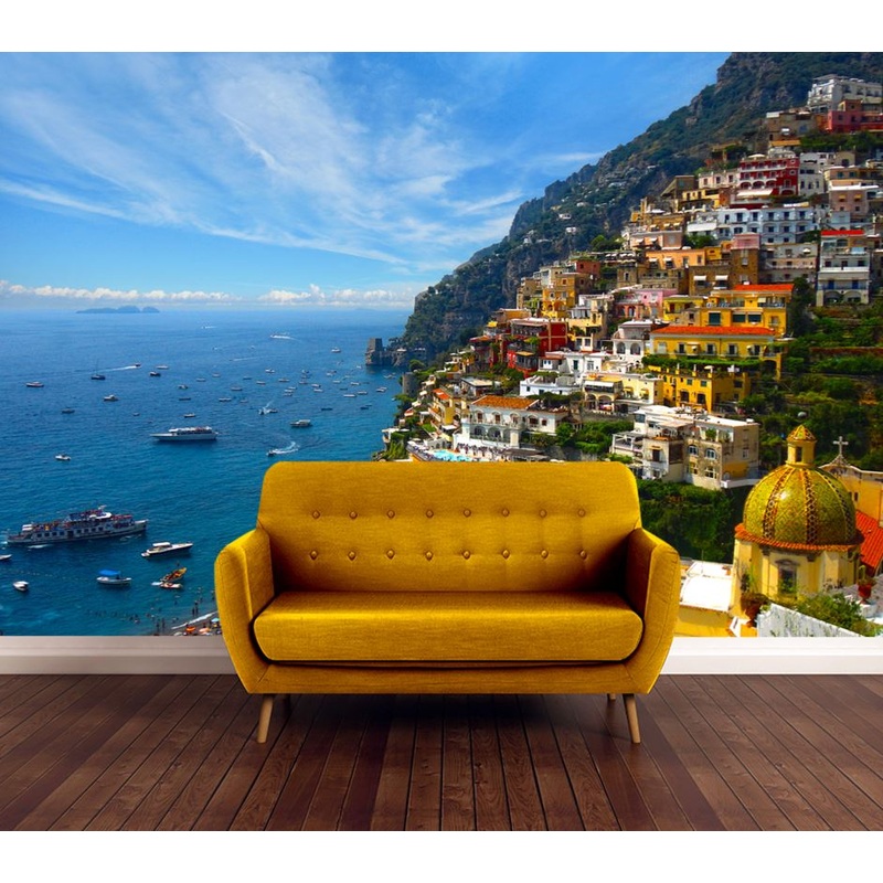 Wallpaper Murals Peel and Stick Removable City Near Beach High Quality