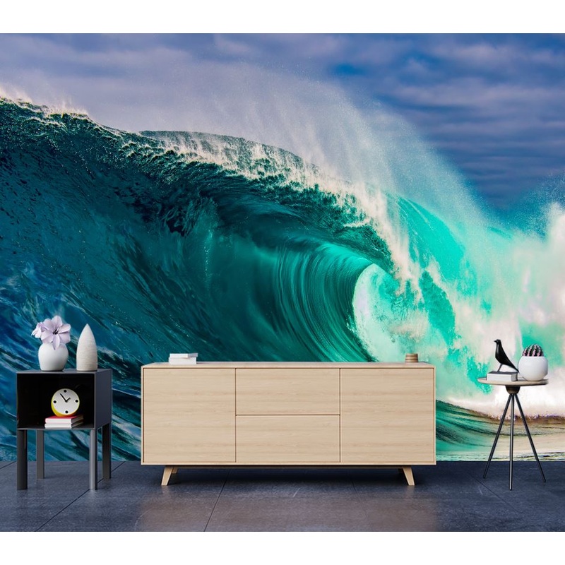 Wallpaper Murals Peel and Stick Removable Stunning Sea Wave Crashing High Quality