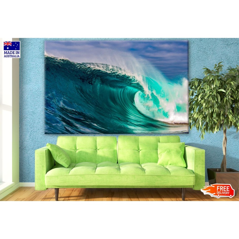 Wave Crashing Scenery Photograph Print 100% Australian Made