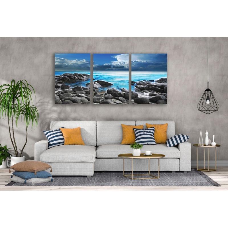 3 Set of Sea Scenery Photograph High Quality Print 100% Australian Made Wall Canvas Ready to Hang