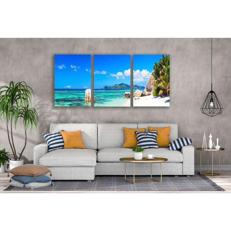 3 Set of Stunning Sea Scenery Photograph High Quality Print 100% Australian Made Wall Canvas Ready to Hang