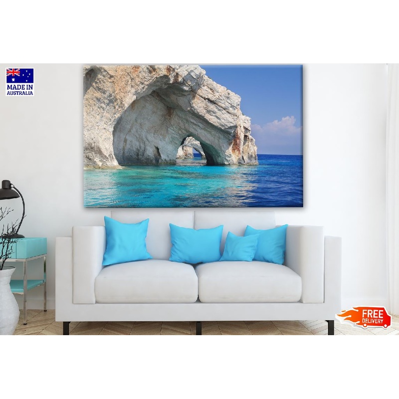 Blue Caves of Zakynthos Photograph Print 100% Australian Made