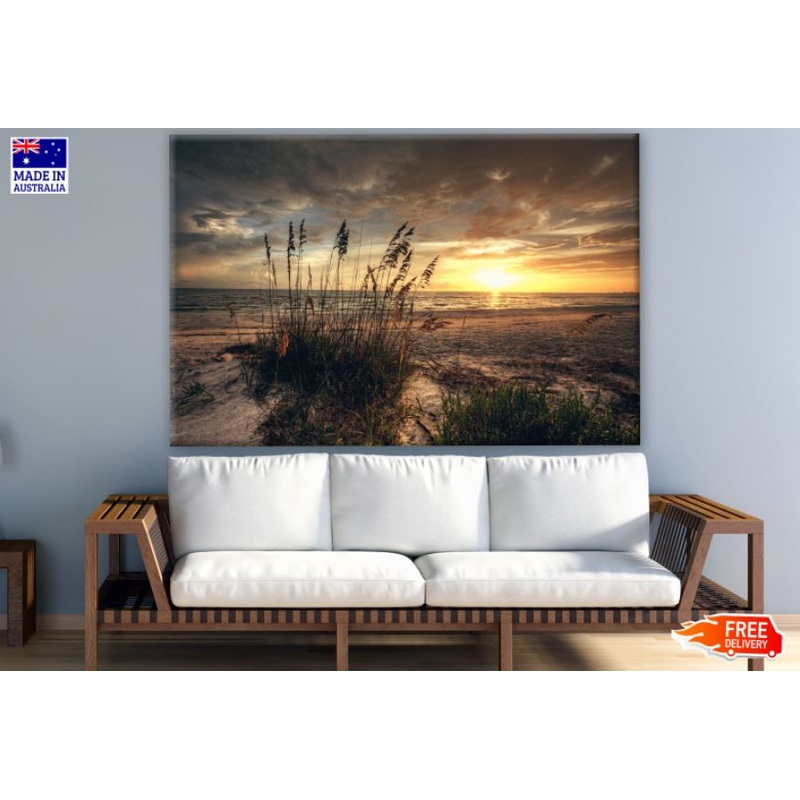 Sunset Sea Scenery Photograph Print 100% Australian Made