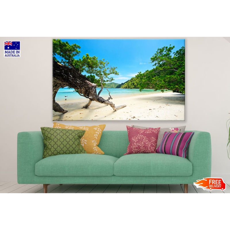 Trees on Beach Photograph Print 100% Australian Made