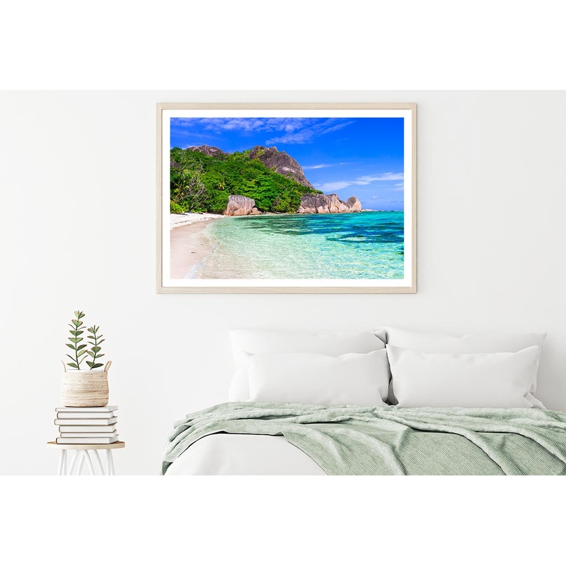 Tropical Beach & Seychelles  Home Decor Premium Quality Poster Print Choose Your Sizes